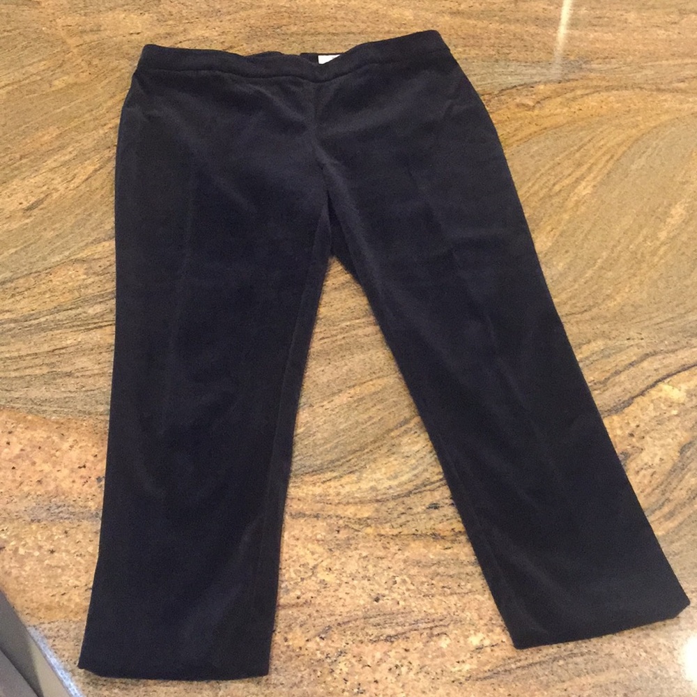 Faux suede black pants. Size 12